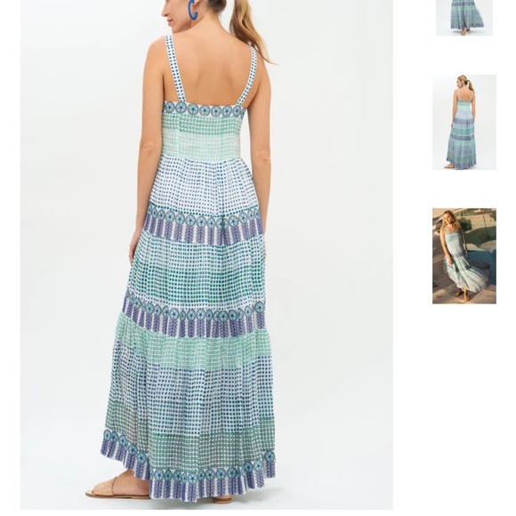 NWT Oliphant Strappy Floral Dress - Picture 3 of 6